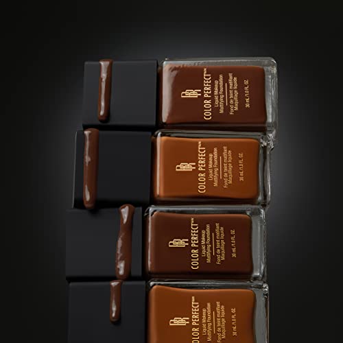 Black Radiance Boja Perfect Liquid Full Cover Foundation Makeup, Brownie, 1 Unca