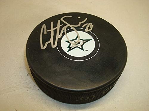 Colton Sceviour potpisao Dallas Stars Hockey Puck sa autogramom 1A-autogramom NHL Paks