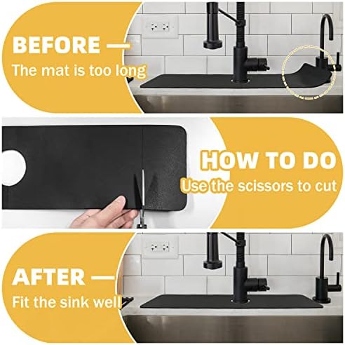 LOPNUR zaštita od prskanja za sudoper-zaštita od prskanja kuhinjskog sudopera, Diatomitna slavina upijajuća