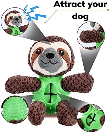 Agresivne škripave igračke za velike pse - FOLIVORA oblik sa zvučnim psom Squeaky Chew igračke