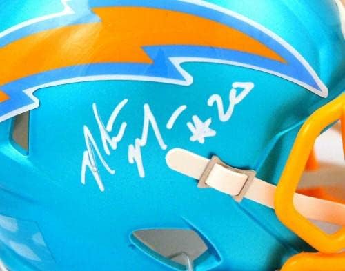 Natrone znači autograme San Diego Punjači Flash Speed Mini Helmet-Prova-autograme NFL Mini Helmets