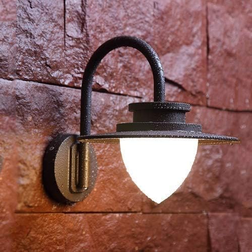 HNXNR modna zidna lampica za jednu glavu, LED vanjska vodootporna zidna svjetlost industrijska rustikalna