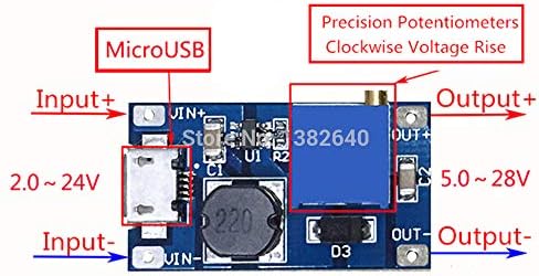 DC u DC MT3608 Micro USB Step up Boost Converter modul za pojačanje napajanja 2V-24V do 5V-28V 2a