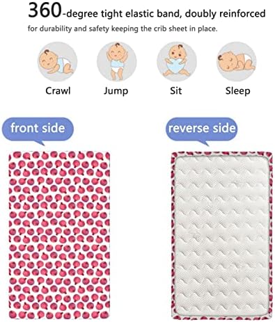 Opremljeni mini listovi s mornim krevetima, prenosivi mini krevetići posteljina madrac madrac posteljina-baby
