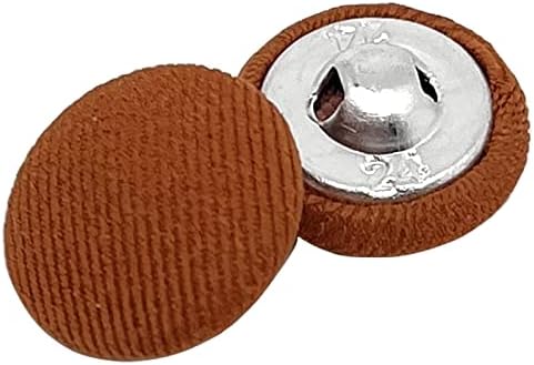 20pcs gumbi prekrivenih tkaninom, ukrasni gumbe prekriveni tkaninom za šivanje diy zanata i izrade