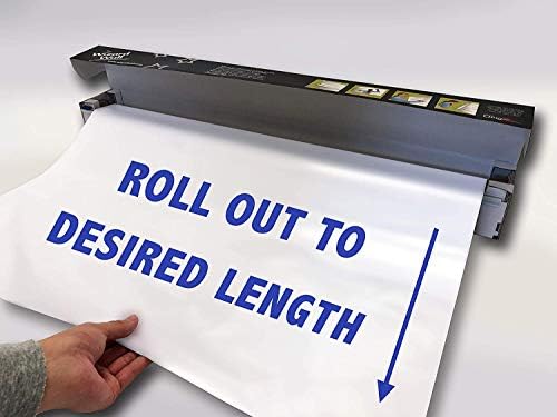 Wizard Wall® Instant Bela tabla, površina za suvo brisanje koja se može repozicionirati, 27,5 x 40' Roll
