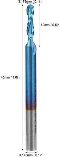 CNC usmjerivač, spiralna kugla na kraju mlin, izdržljive visoke performanse plave za graviranje
