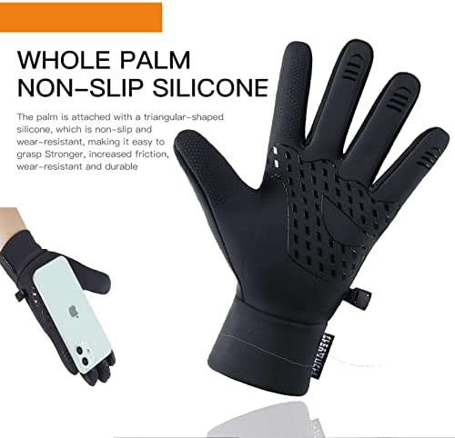 BodySuner zimske vodootporne rukavice za muškarce Žene Držite tople rukavice za dodir za biciklizam na