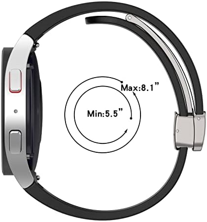 Tucana magnetske kopče silicijumske bendove kompatibilne su za Galaxy Watch5, Watch5 Pro,