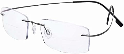 Huiheikk lagani okvir bez riskinja +1,75 Bifokalne naočale za čitanje plavi čitači naočale w