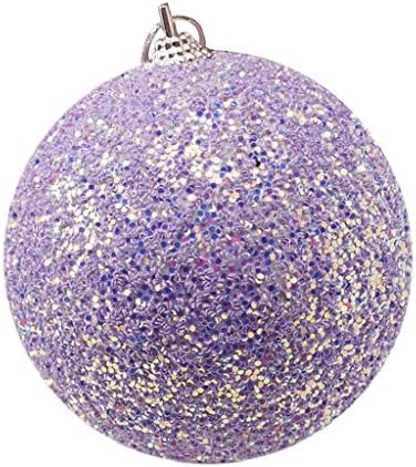 Dekoracija Glitter Ornament Božić Baubles Lopta vještački dijamant Božić drvo 8cm ukras visi krilo