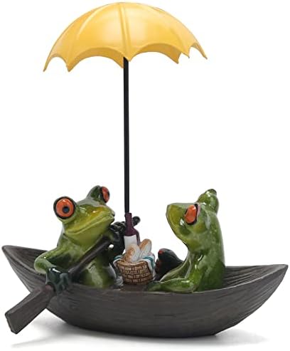 Hodao Spring Resin Craft Frog Motocikli ukrasi opruge Personalizirani žabe Bašte Kolekcionarske