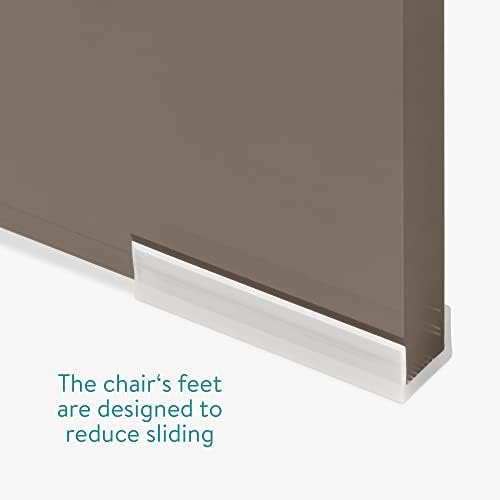 Navaris siva akrilna tuš kabina - vodootporna stolica za kupatilo ili ispraznost 17.1 x 14.6 x 11 - moderan