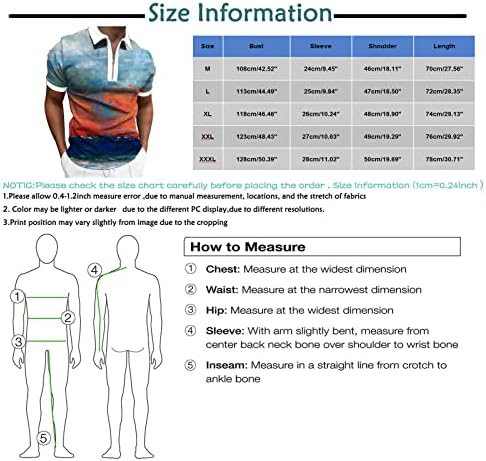 Muški grafički teži vrhovi - Cool Design Majice za odrasle, muške klasične fit kratkih rukava sa ovratnikom