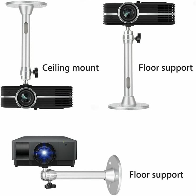 Projektorni štand zidni metalni stropni projektor 6 mm navoj 21 cm nosač čvrstog projektora nosač nosača kamere