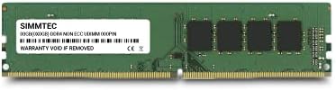 Simmtec Ram 4GB DDR4 2400MHz DIMM PC4-19200 UDIMM NON-ECC 1RX16 1.2V CL17 288-PIN Desktop Računar RAM memorijski modul za nadogradnju memorije