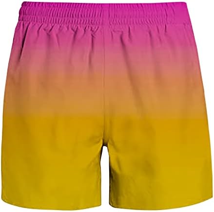 Hlače za muškarce Ležerne ljetne i visoke plaže kratke hlače Smiješni kravata Dye Swim trunke Havaji