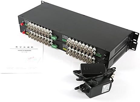 Guantai 32 kanala Digitalni video vlakni optički pretvarači sa RS485 Podaci 19 inča, FC, singlemode