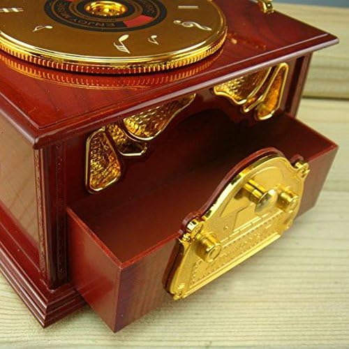 Toim Melody Phonograph muzika kutija smeđa mehanizam muzika kutija s ladicom (smeđim)