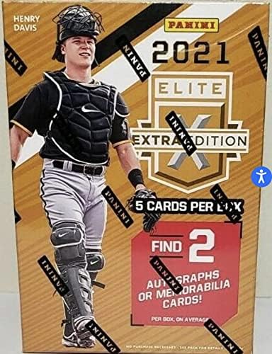 2021 Panini bejzbol elita Extra Edition Baseball Trgovačka kartica Blaster Box