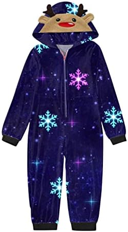 Porodična božićna pidžama 2022. Klasični print sa kapuljačom odmora za odmor Outfit Porodica