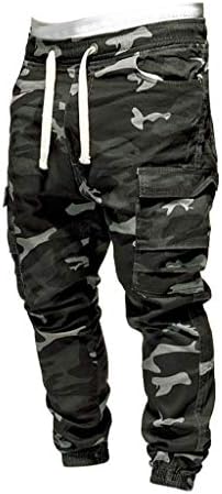 Jinfe punk hip hop hlače zgodne hlače Muški džepneans Alat M-4XL labave modne maskirne hlače muške hlače