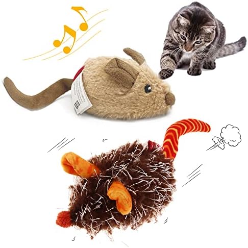 Gigwi interaktivni paket igračaka za mačke, Elektronske igračke za mačke sa automatskim pokretnim mišem za mačke