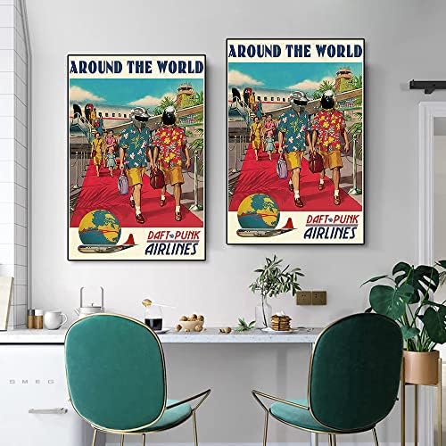 XIANGFA oko svijeta plakat platno zid Art štampa Home Decor Posteri neuramljeni 12x18inch