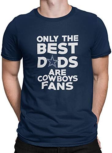 Dallas Best Dad T Shirt (Mornarica