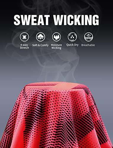 Zengjo workout Shirts for Men Quick Dry-Moisture wicking Gym Running Athletic T-Shirts kratki rukav opremljen