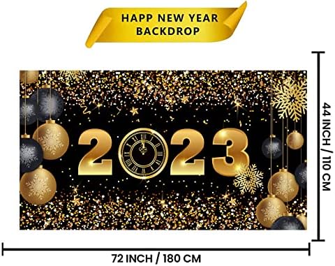 2023 Nova Godina Party ukras Banner Nova godina fotografija pozadina za Novu godinu rođendansku