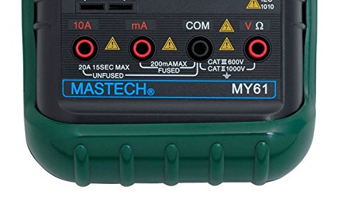 Mastech My61 Digitalni multimetar, 3,5-znamenkasti LCD, broj 1999