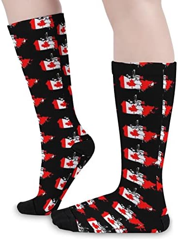 WEEDKEYCAT kanadska Zastava Crew Socks novost Funny Print grafički Casual umjerena Debljina za proljeće jesen