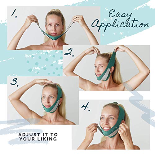 ReadyGoo® smaragdna traka za mršavljenje lica sa Grafenom za žene i muškarce | reduktor dvostruke