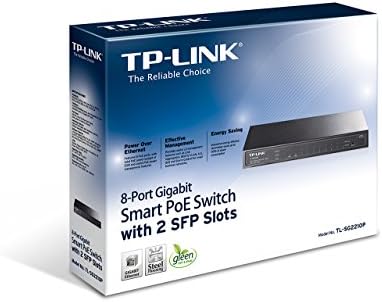 TP-Link 8-Port Gigabit Ethernet Smart PoE prekidač sa 2-SFP slotovima 53W