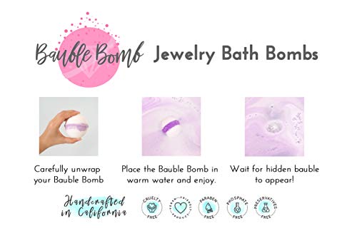 Bath Bomb Deluxe 8oz. I iznenađenje nakita izrađene u SAD-u, savršeno za banja balon. Ručno rađeni rođendan majčin dan Day Day za žene i djecu