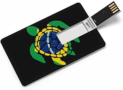 Brazilska zastava morskog kornjača Flash Drive USB 2.0 32g i 64g Prijenosna memorijska kartica za PC / laptop