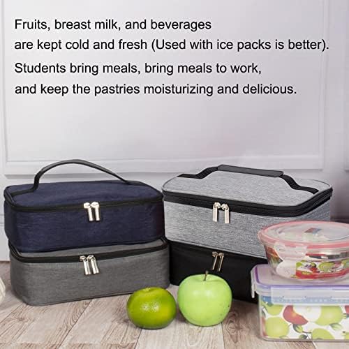 YQBOOM mala torba za ručak za muškarce i žene prenosive torbe za hlađenje kompaktna kutija za