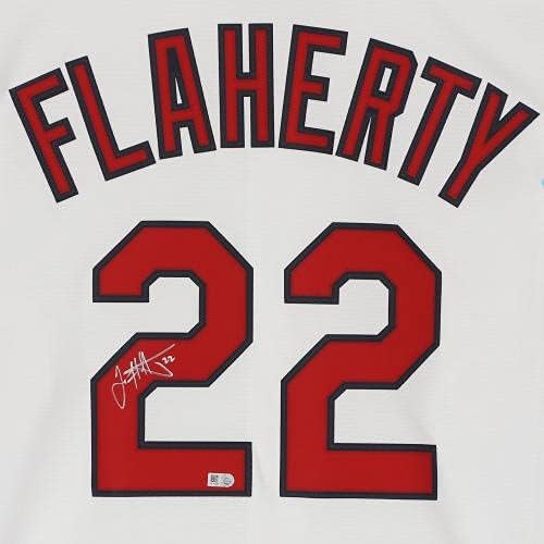 Jack Flaherty St. Louis Cardinals Autographing White Nike Replica dres - autogramirani MLB dresovi