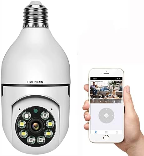 3G svjetlosne sijalice za sigurnost, bežični video nadzor Lightbulb kamere, PTZ WiFi panorama kamera