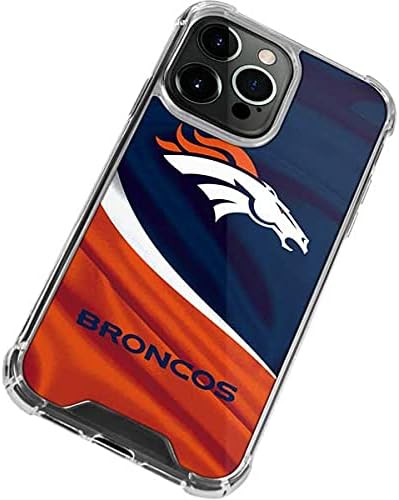 Skinit Clear futrola za telefon kompatibilna sa iPhoneom 13 Pro Max-zvanično licencirani NFL Denver Broncos
