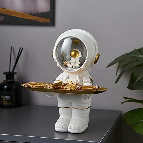 Yayong astronaut statua za skladištenje stola za prikupljanje ulaznog puteva Držač za ključeve sise za kulpturu