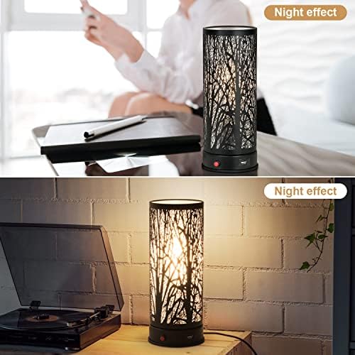Desk Lamp noćna lampa sa USB Charge dekorativni noćni ormarić Tabela lampa za spavaću sobu,