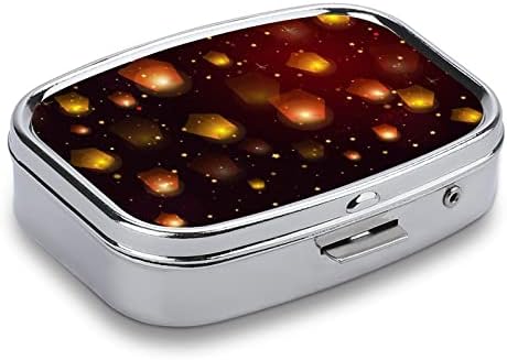 Metalna kutija za pilule kutija za skladištenje pilula vitaminski organizatori malih pilula za džepna putovanja