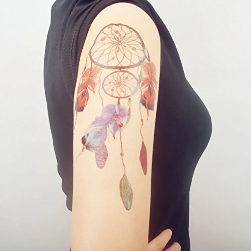 COKOHAPPY 12 listova privremene tetovaže tetovaža hvatača snova za djevojčice žene
