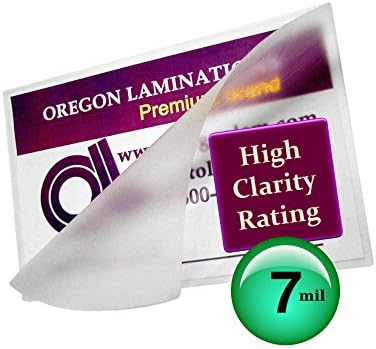 Oregon Laminiranje vruće laminirane torbice [pakovanje od 100] 7 mil 9 x 11-1 / 2 Veličina slova