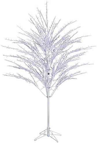 GE 7,5-FT Prethodna vrba vještačka božićna drvca sa 1500 pjenušava bijela bijela bijela LED svjetla