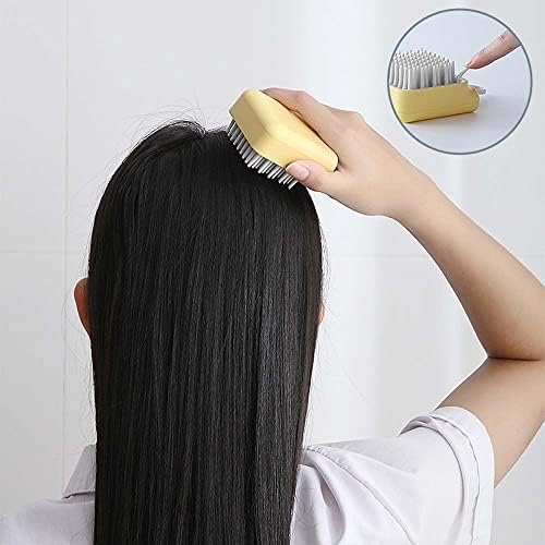 Huchu vlasište masaža četka udobna četka za pranje glave šampon za kupaonicu banja bombona boja exfoliator