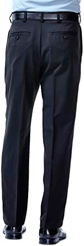Haggar muške Cool 18 skriveni proširivi struk Pleat prednje pantalone-redovne i velike & amp; visoke
