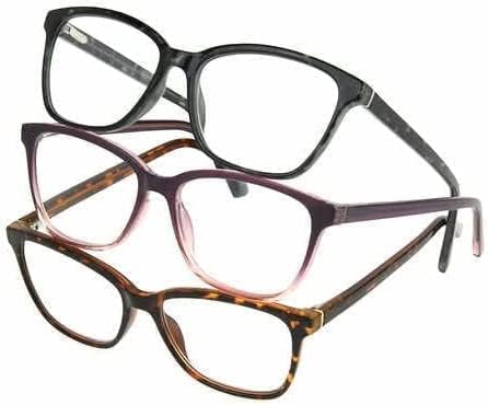 10 asortiranih naočala za čitanje marke +1,25 sa 5 slučajeva - savršeno za svakodnevnu upotrebu